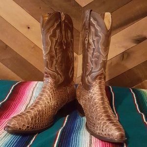 Mens Python Boots